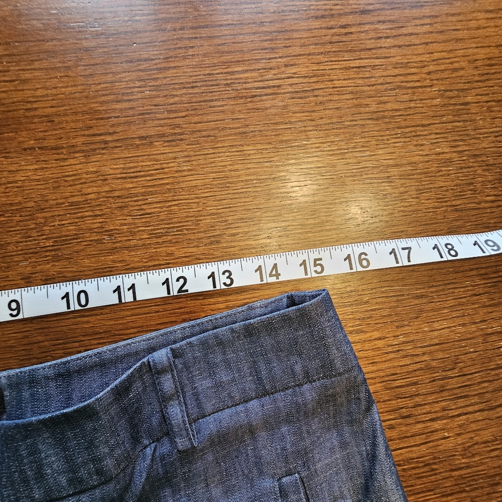 Tibi Chambray Wide Leg Pants 4 - Picture 11 of 13